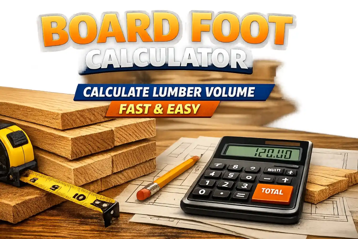 Board Foot Calculator – Calculate Board Feet & Cost