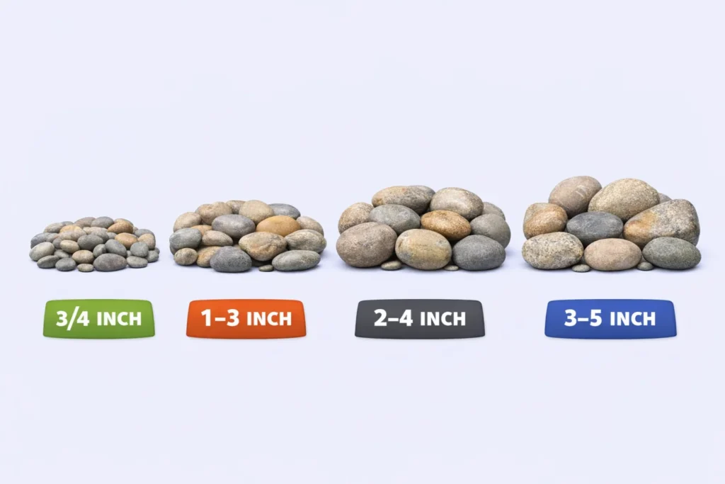 how to calculate river rock from square feet to cubic yards and tons