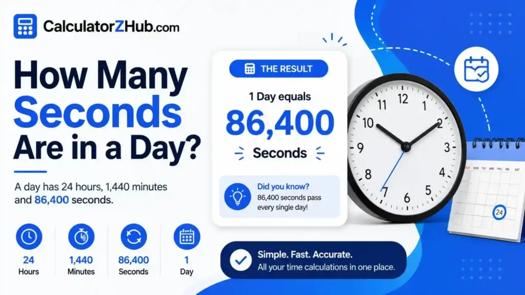 How Many Seconds in a Day? 86,400 – Full Breakdown 2 How Many Seconds Are in a Day
